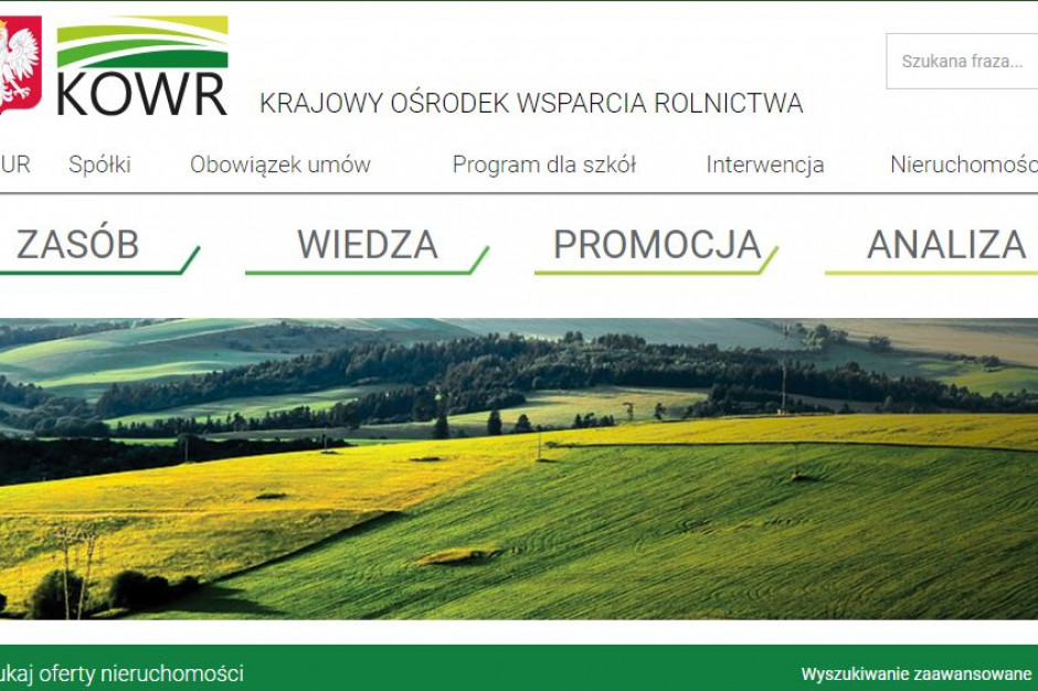 fot. KOWR Rusza Krajowy Ośrodek Wsparcia Rolnictwa