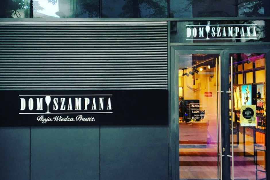 Dom Szampana, fot. mat. pras. Dom Szampana z flagowym butikiem w Warszawie