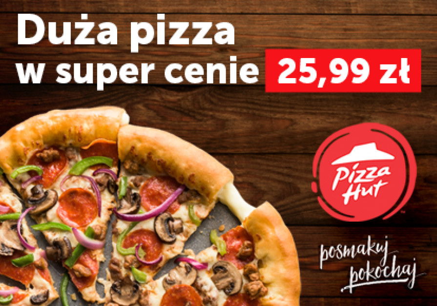 Promocyjna pizza z Pizza Hut w ofercie PizzaPortal.pl