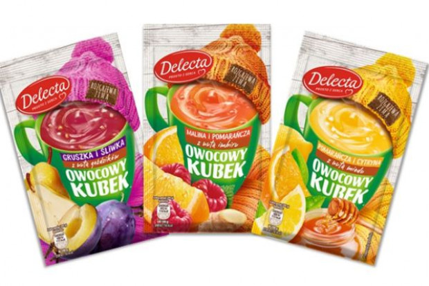 fot. materiały prasowe Owocowy kubek od Delecta na zimową rozgrzewkę