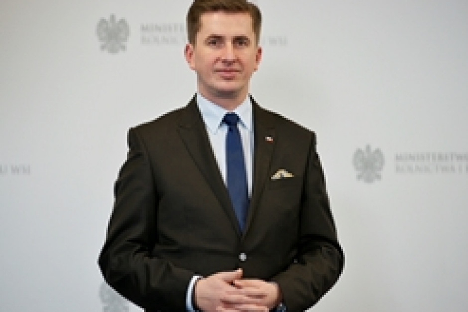 Rafał Romanowski, Podsekretarz Stanu MRiRW. Fot. materiały prasowe MRiRW MR: Mamy 4 krajowe programy zwalczające salmonellę w stadach drobiu