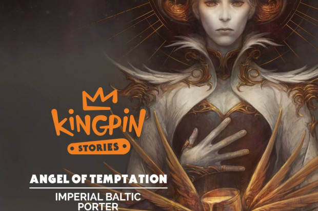 fot. facebook.com/browarkingpin Angel of Temptation - porter bałtycki od Browaru Kingpin