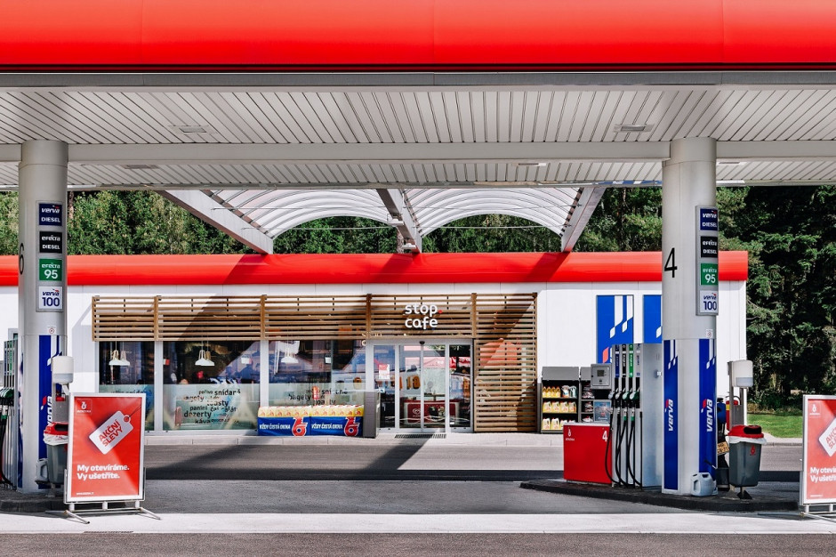 Stacja sieci Benzina w Czechach. Fot. za benzina.cz Stacje sieci Benzina w Czechach z nową odsłoną segmentu gastronomii