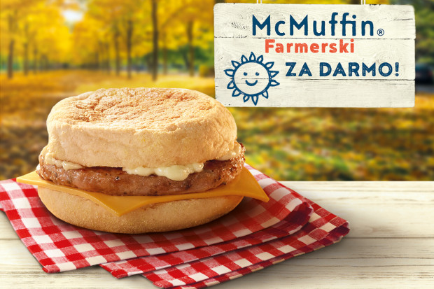 fot. materiały prasowe McDonald's przez godzinę dziennie rozda darmowe kanapki