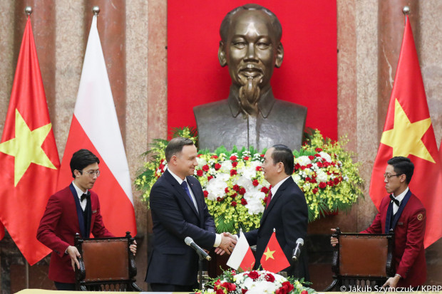 Wizyta Prezydenta Andrzeja Dudy w Wietnamie, fot. prezydent.pl Cedrob na misji gospodarczej w Wietnamie z Andrzejem Dudą