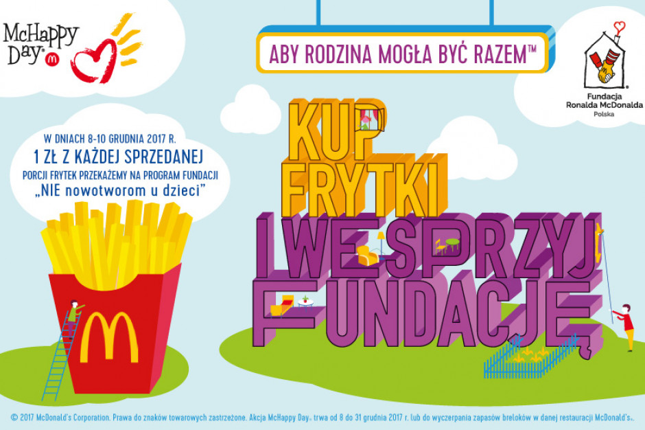 fot. materiały prasowe W McDonald's rusza charytatywna akcja McHappy Day