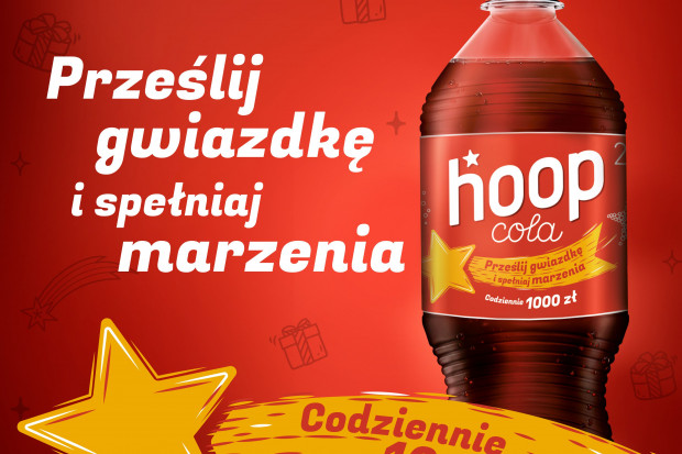 fot. materiały prasowe Hoop Cola promocja konsumencka i nowy smak w limitowanej edycji na święta