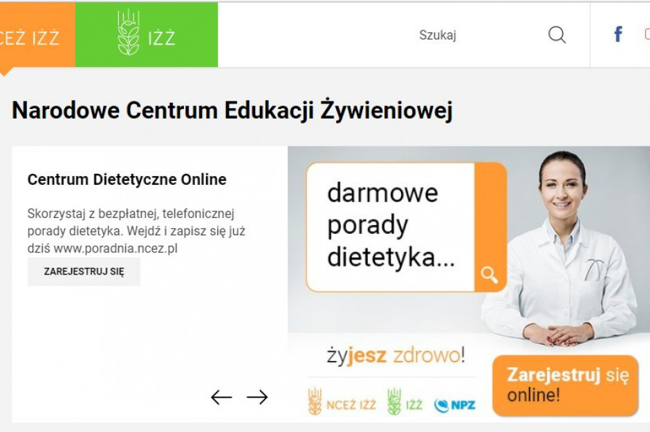 fot. materiały prasowe IŻŻ rusza z Centrum Dietetycznym Online