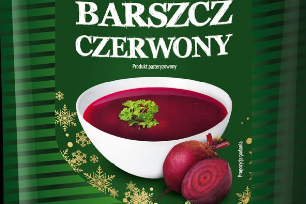 fot. materiały prasowe Profi – barszcz czerwony w limitowanej serii, w świątecznym opakowaniu