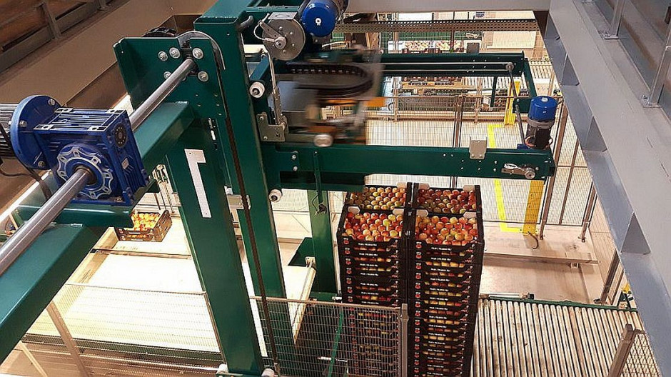 Magazyn z chłodnią i sortownią owoców firmy Rajpol. Fot. portalspozywczy.pl Zdjęcie numer 8 - galeria: Rajpol: Dostawy naszych owoców do Lidla generują ¼ obrotów firmy (galeria zdjęć)