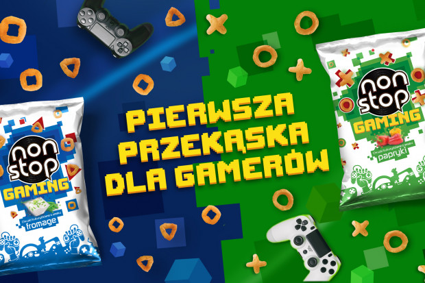 fot. materiały prasowe Non Stop Gaming – chrupki w kształcie przycisków gamepada