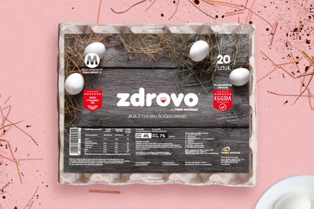 fot. mat. pras. Jaja Zdrovo od Ferm Woźniak w sklepach sieci Kaufland