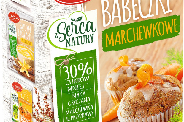 fot. materiały prasowe Nowe Babeczki marchewkowe od Delecta