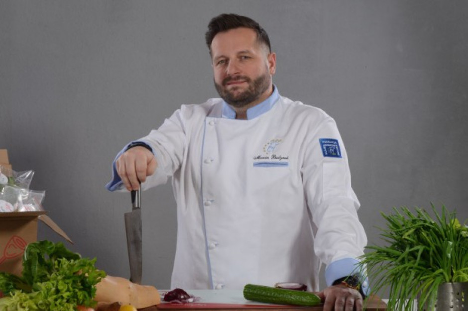 Marcin Budynek; kucharz; Akadamia Kulinarna Marcina Budynka Food Show 2018: Nie damy się oczarować