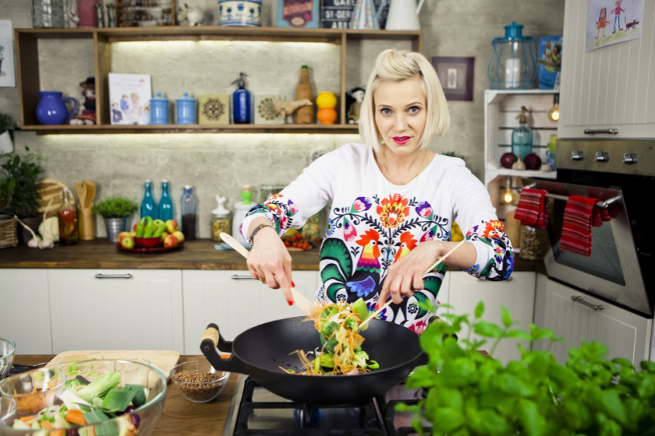 fot. za mamalyga.org Daria Ładocha na Food Show 2018 - pokaz kulinarny, spotkanie autorskie, Megawieczór Kulinarny