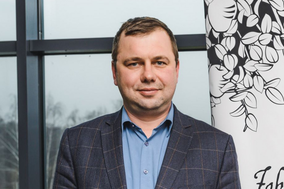 Hubert Woźniak, prezes Organizacji Producentów Rajpol. Fot. materiały prasowe Prezes Rajpolu: Zainteresowanie dobrym polskim jabłkiem jest duże