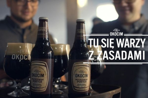 fot. materiały prasowe Okocim Mistrzowski Porter po raz pierwszy w telewizyjnej kampanii reklamowej