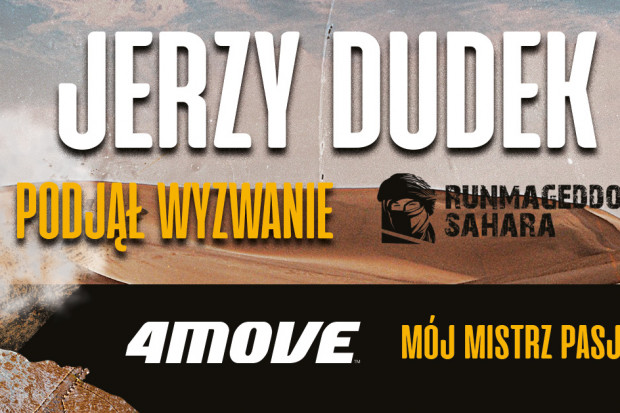 fot. materiały prasowe Jerzy Dudek z 4MOVE Team wystartuje w Runmageddon Sahara