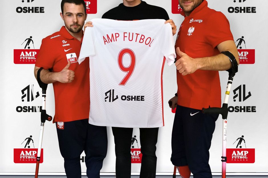 fot. materiały prasowe Robert Lewandowski i Oshee wspierają reprezentację Polski Amp Futbol