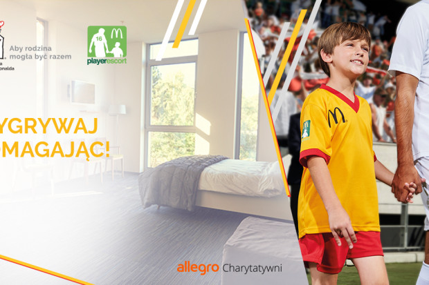Wyjście na murawę podczas FIFA w aukcji charytatywnej McDonald’s