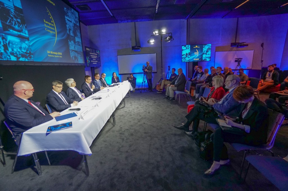 Konferencja zapowiadająca X edycję EEC Katowice, metropolia, Polska, Europa i świat – konteksty X Europejskiego Kongresu Gospodarczego