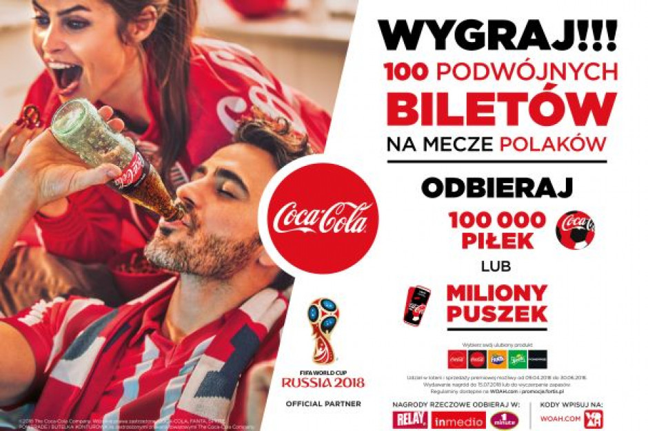 fot. materiały prasowe Promocja narodowa Coca-Cola z okazji Mistrzostw Świata FIFA 2018