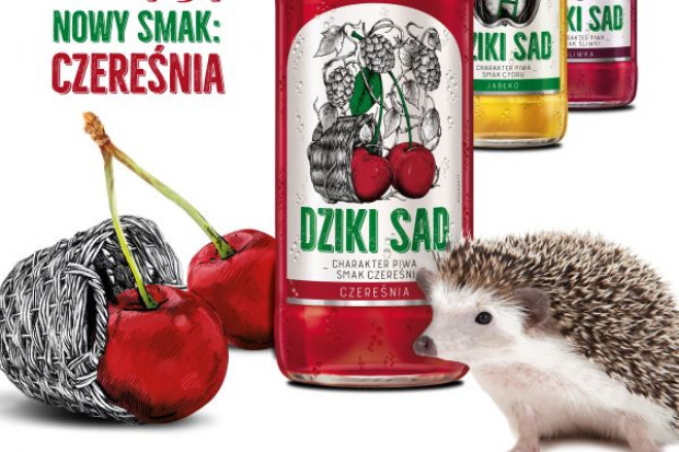 fot. materiały prasowe Nowość od marki Dziki Sad – piwo o smaku czereśniowym