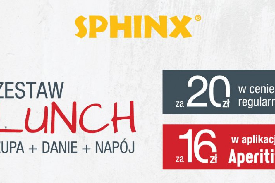 fot. materiały prasowe Sphinx z nową ofertą na lunch