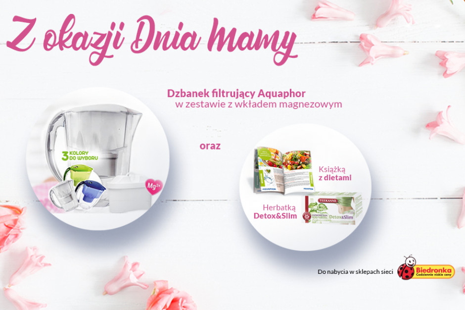 fot. materiały prasowe Teekanne i Aquaphor we wspólnej akcji promocyjnej na Dzień Matki
