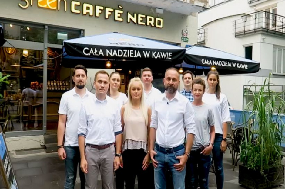 Green Caffè Nero w social media dziękuje gościom za wsparcie