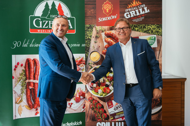 Mirosław Gzella (z lewej) i Bogusław Miszczuk, prezes Sokołów S.A., fot. mat. pras. Prezes Sokołowa: Grupa Gzella skorzysta z naszego know-how (wywiad)