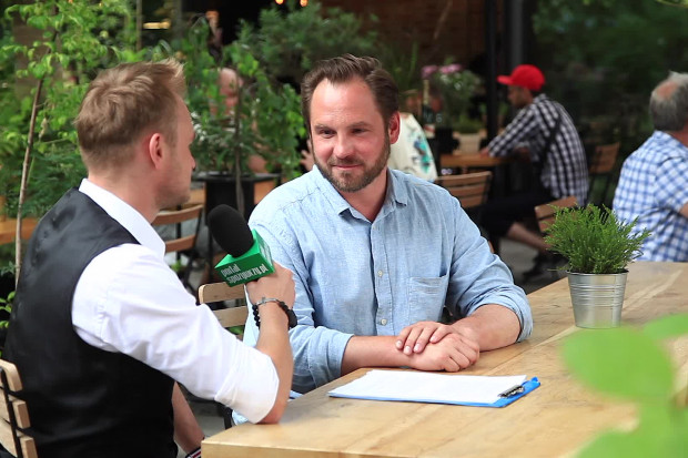 Krzysztof Cybruch, odpowiedzialny za koncept Bazar Koszyki, fot. PTWP Krzysztof Cybruch: Rynek gastronomiczny przeżywa swój renesans (wideo)
