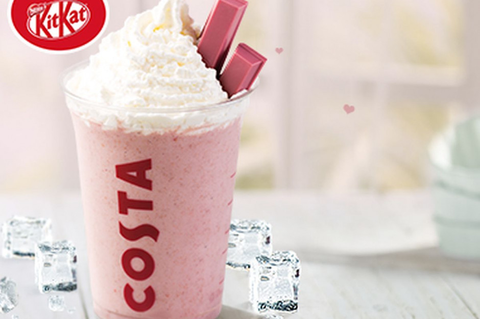 fot. materiały prasowe Costa Coffee z Nestle eksperymentuje z różową czekoladą Kit Kat Ruby