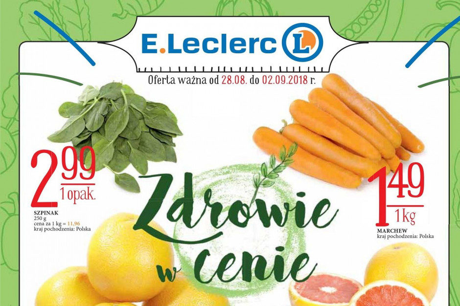 fot. shutterstock E.Leclerc z promocją produktów bio marki własnej