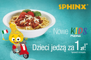 fot. materiały prasowe Sphinx z promocją "Dzieci jedzą za 1 zł"