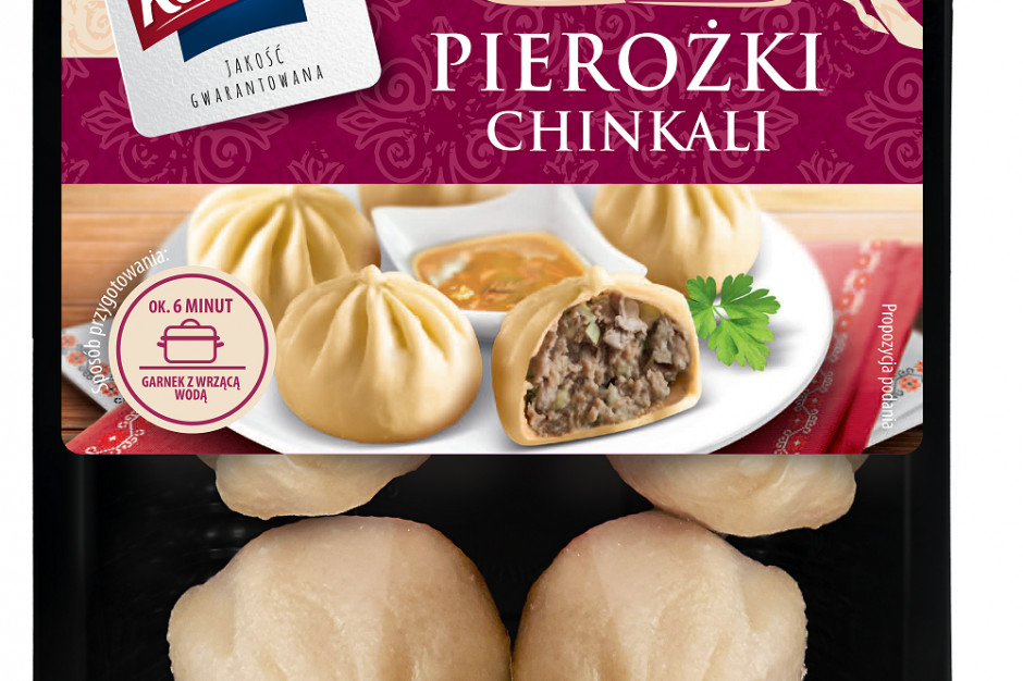 fot. mat. pras. Konspol wprowadza faszerowane pierożki chinkali