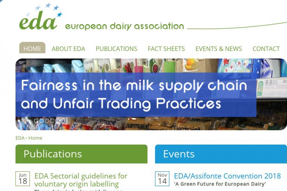fot. eda.euromilk.org EDA pracuje nad propozycją Komisji dot. Nieuczciwych Praktyk Handlowych