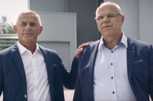 Jerzy Borucki i Andrzej Grabowski; fot. materiały prasowe Polmlek eksportuje z Lidlem
