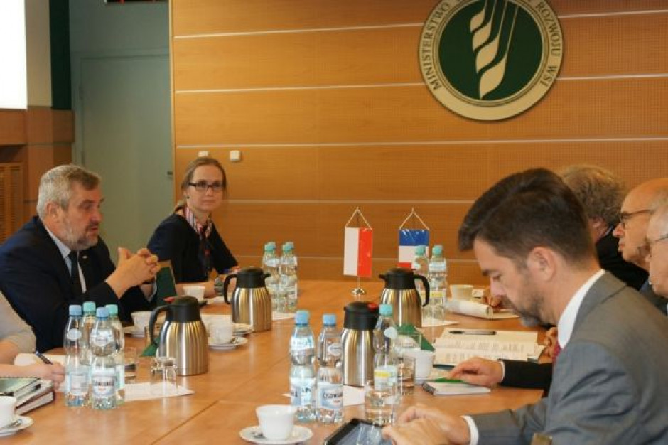 fot. ministerstwo rolnictwa Polsko-francuskie rozmowy na temat perspektyw współpracy w obszarze rolnictwa