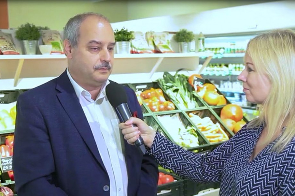 Rozmowa ze Sławomirem Chłoniem, prezesem Organic Farma Zdrowia. Fot. PTWP Prezes Organic Farma Zdrowia: Rośnie świadomość konsumencka (wideo)
