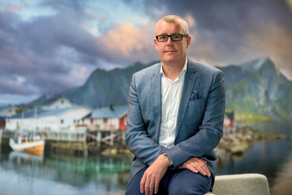John-Paul McGinley, dyrektor zarządzający Marine Harvest Central Europe, członek zarządu Morpol S.A., fot. Marine Harvest Konsumenci ograniczają spożycie mięsa, co w naturalny sposób prowadzi ich do ryb