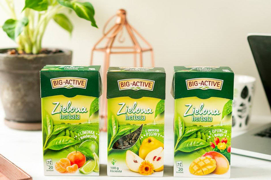 fot. facebook.com/BigActiveTea/ Big-Active z nowymi wariantami zielonych herbat