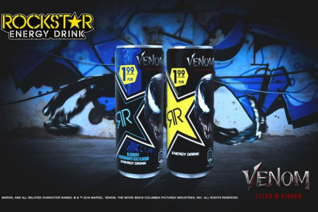 fot. materiały prasowe Rockstar Energy Drink prowadzi kampanię związaną z premierą filmu „Venom”