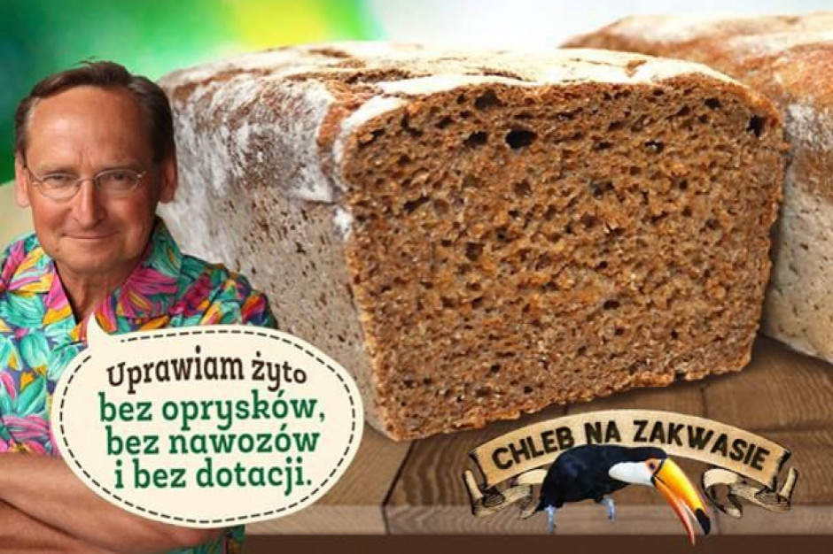 Fot. za Facebook Wojciech Cejrowski sprzedaje chleby z własnego żyta