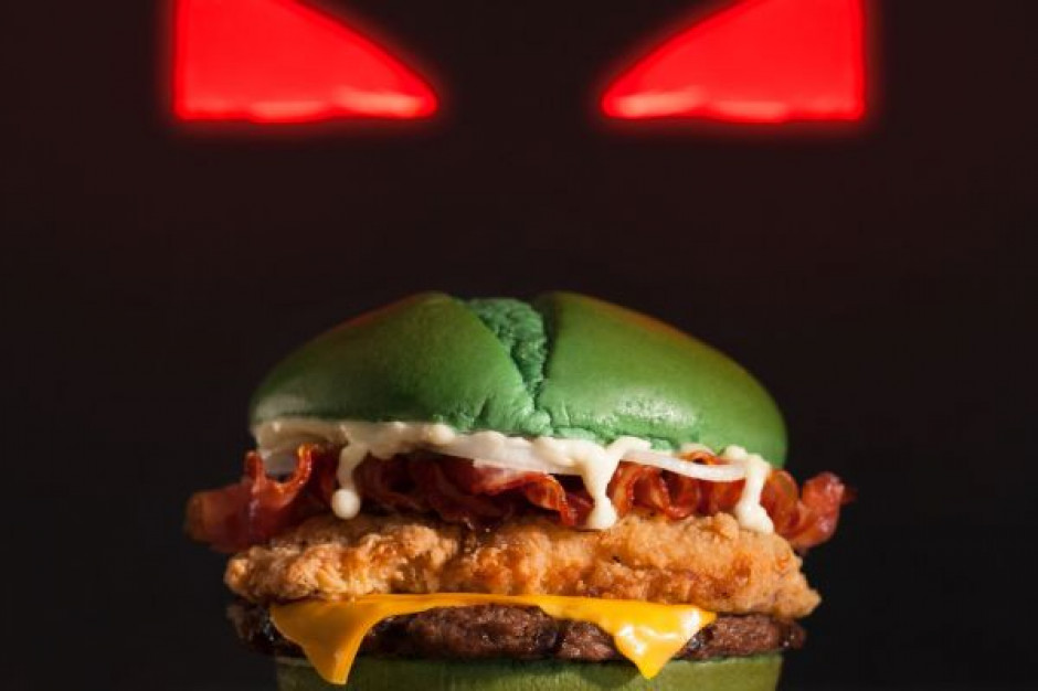 fot. materiały prasowe Burger King stworzył burgera na Halloween. Będą po nim koszmary