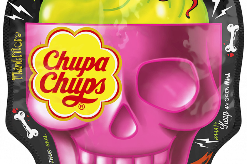 fot. materiały prasowe Perfetti Van Melle promuje na Helloween lizaki Chupa Chups 3D w kształcie czaszki