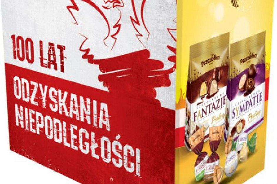 fot. materiały prasowe FC Pszczółka wprowadza limitowaną edycję kuferków słodyczy na 100 lat Niepodległości