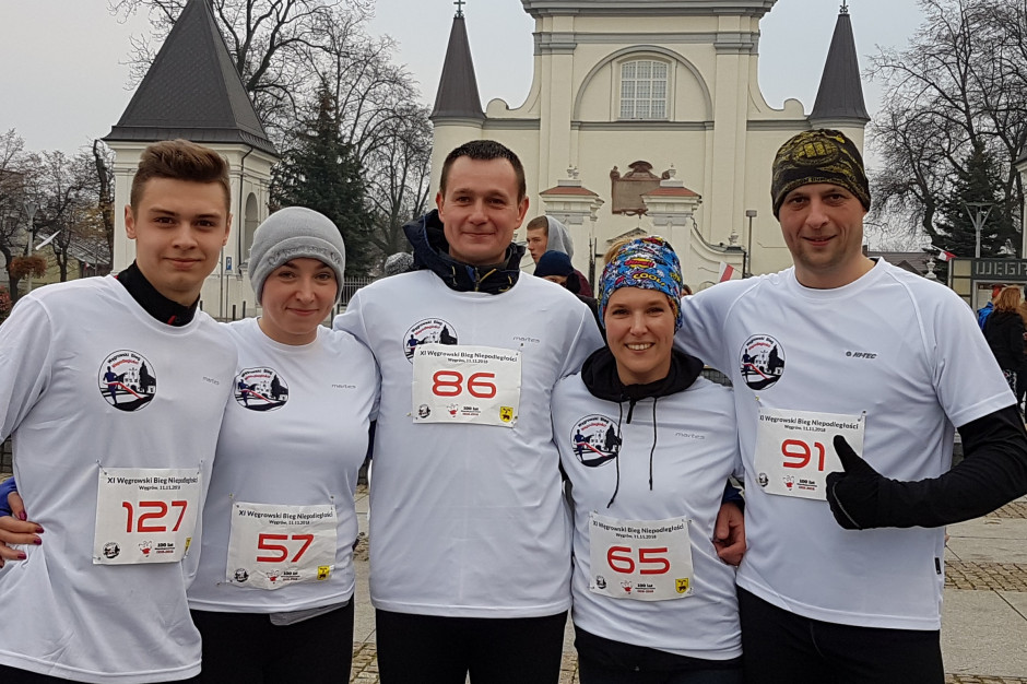 fot. Hochland Polska Hochland współorganizatorem XI Węgrowskiego Biegu Niepodległości