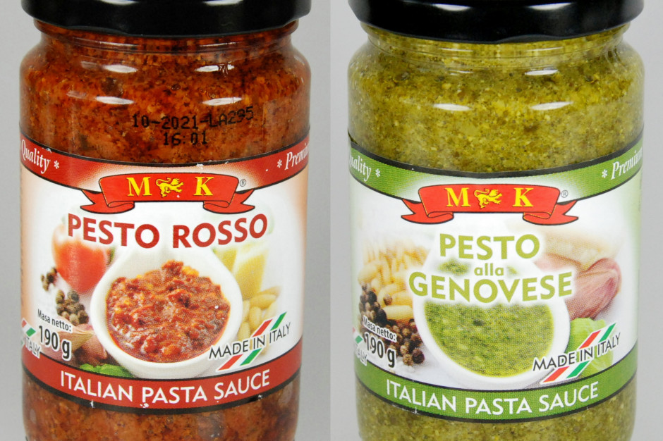 Nowe produkty pod marką M&K, fot. mat. pras. Konshurt wprowadza dwa rodzaje pesto pod marką M&K