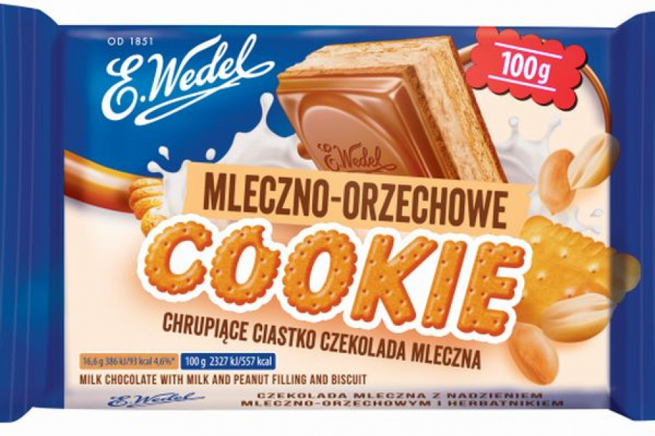 fot. materiały prasowe E.Wedel wprowadza mniejszy format czekolad Cookie